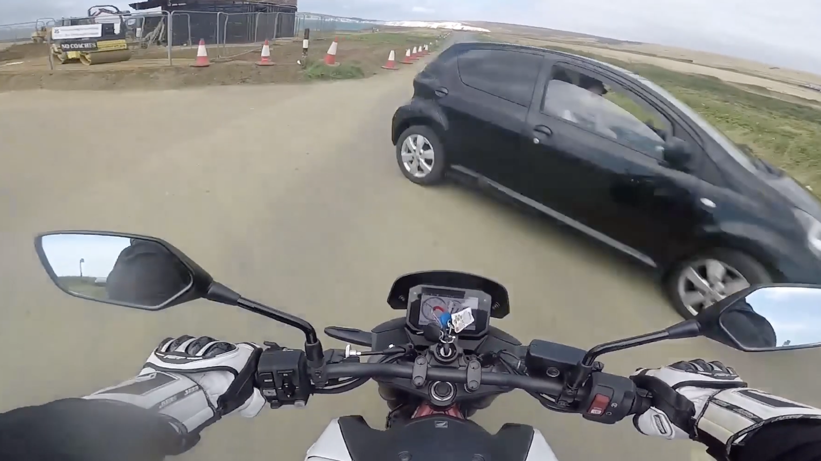 GoPro footage crash Isle of Wight